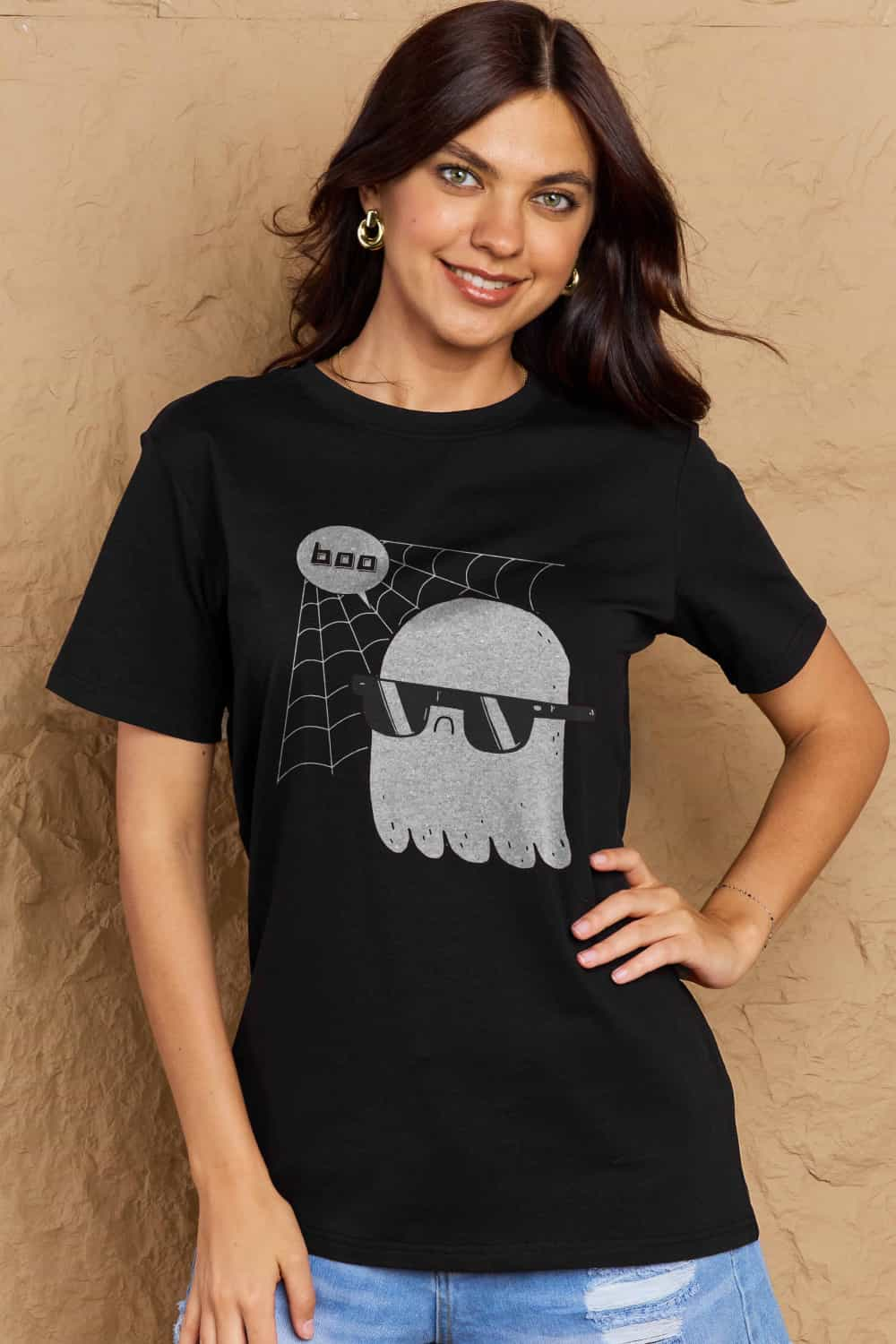 Simply Love Full Size BOO Graphic Cotton T-Shirt