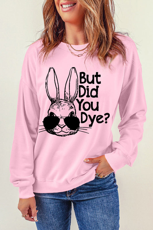 Easter Graphic Dropped Shoulder Sweatshirt