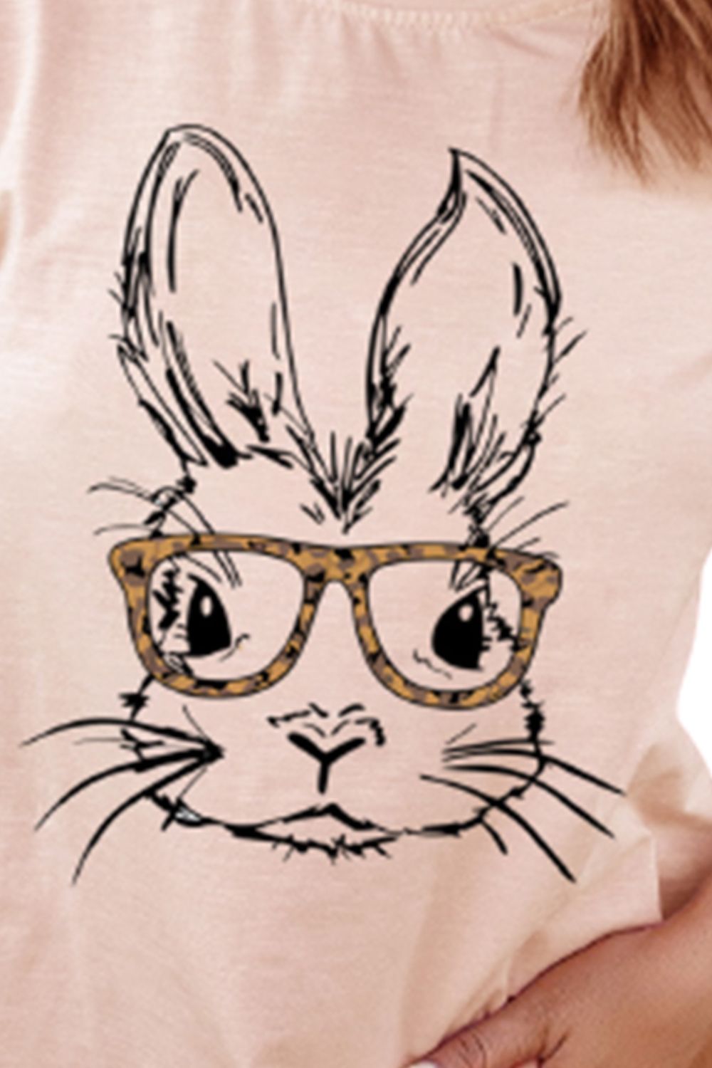 Easter Bunny Graphic Short Sleeve Tee